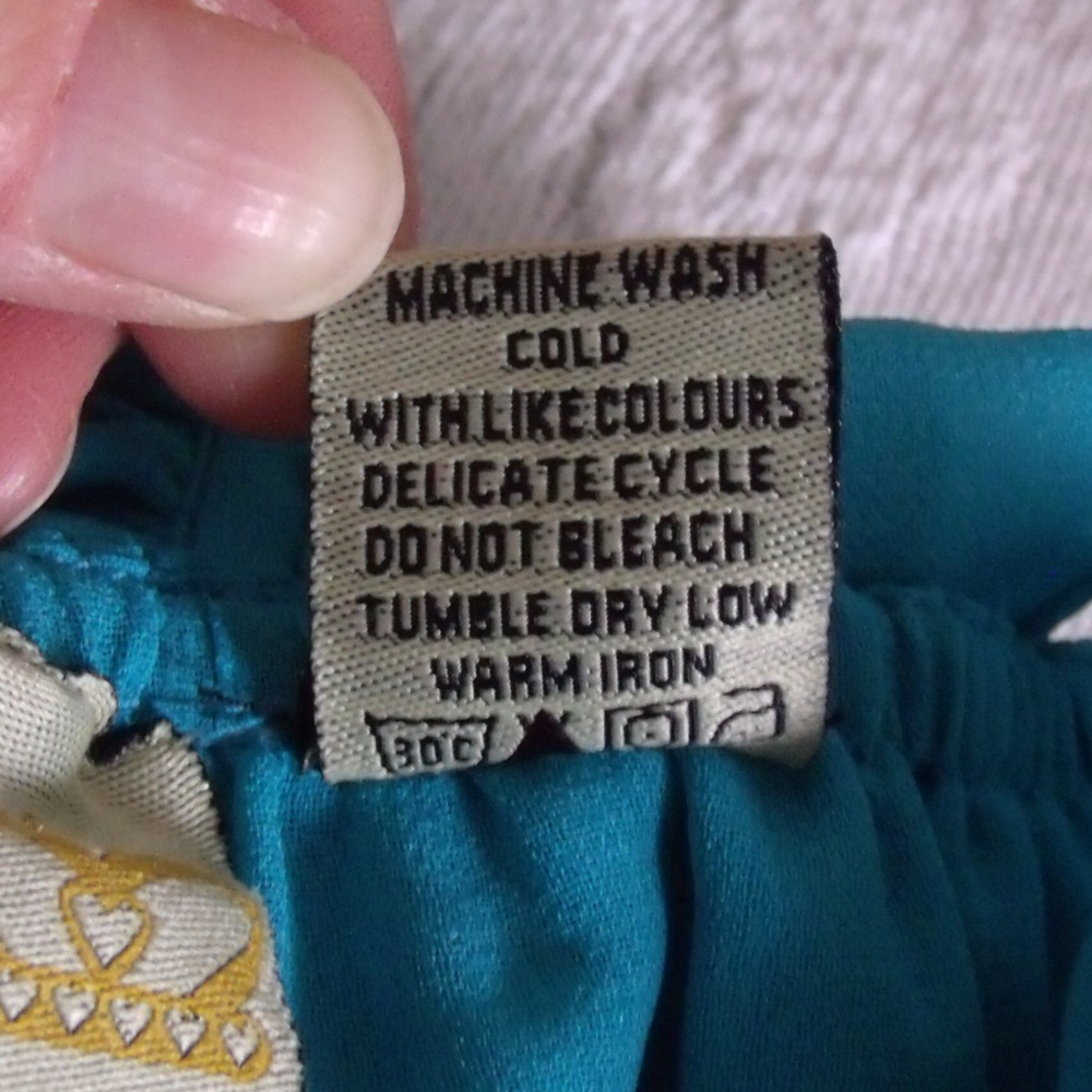 NWT Dizzy Love Turquoise Top - X Small - Picture 6 of 6